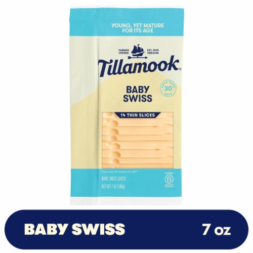 Tillamook® Baby Swiss Sliced Cheese Thin