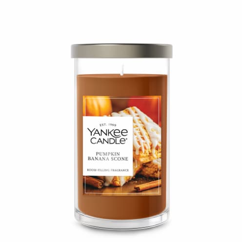 Yankee Candle® Medium Pillar Scented Candle, 14.25 oz, Pumpkin Banana Scone