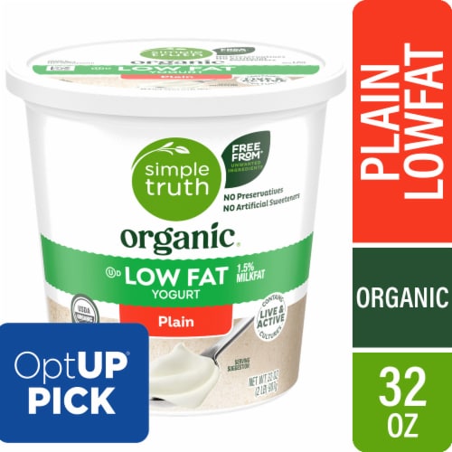 Simple Truth Organic® Plain Low Fat Yogurt Tub
