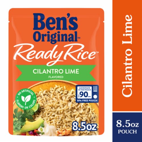 Ben's Original Ready Rice Cilantro Lime Flavored Rice, Easy Dinner Side, 8.5 oz Pouch