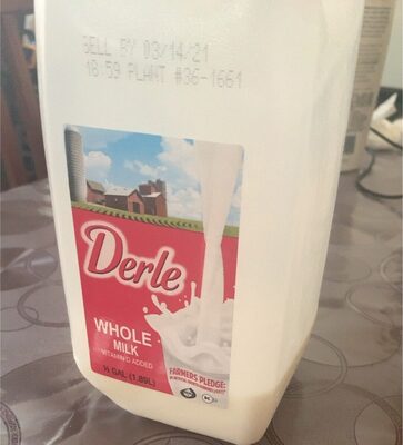 Derle Hygrade Whole Milk Half Gallon