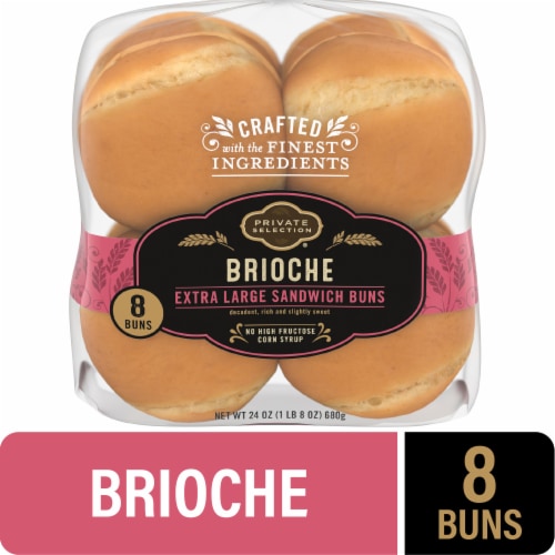 Private Selection® Brioche Buns Extra Large