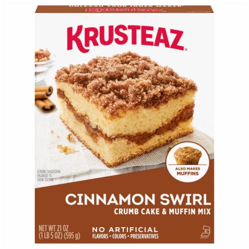 Krusteaz Cinnamon Swirl Crumb Cake & Muffin Mix 21 oz