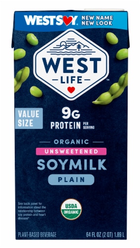 West Life™ Organic Unsweetened Plain Soymilk