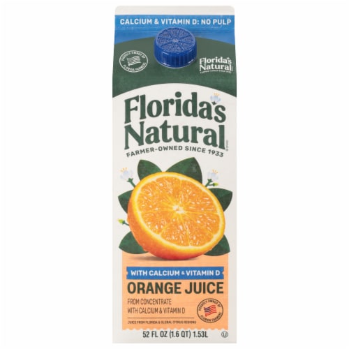Florida's Natural No Pulp Calcium & Vitamin D Orange Juice