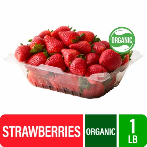 Fresh Organic Strawberries - 1 LB clamshell