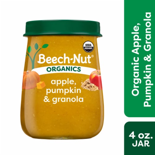 Beech-Nut Organics Stage 2 Organic Baby Food, Apple Pumpkin & Granola