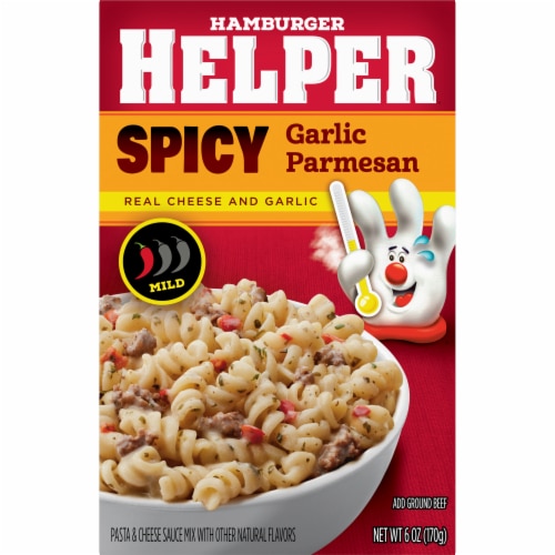 Hamburger Helper Spicy Garlic Parmesan Mild Mild Pasta & Cheese Sauce Mix 6 oz