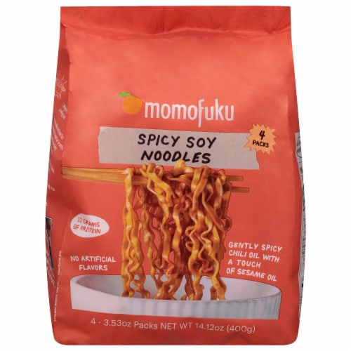 Momofuku Spicy Soy Noodles 4 - 3.53 oz Packs