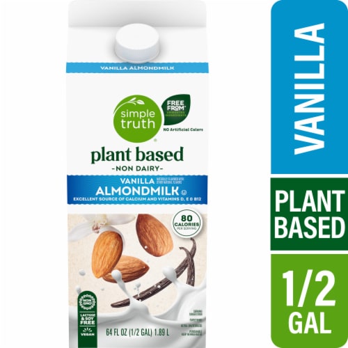 Simple Truth® Dairy Free Vanilla Almond Milk Half Gallon
