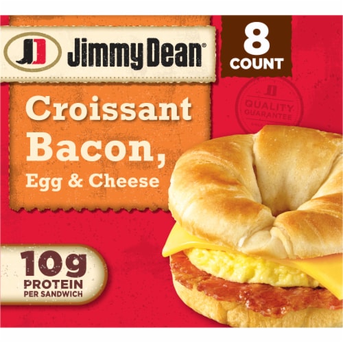 Jimmy Dean® Frozen Bacon Egg and Cheese Croissant Breakfast Sandwiches
