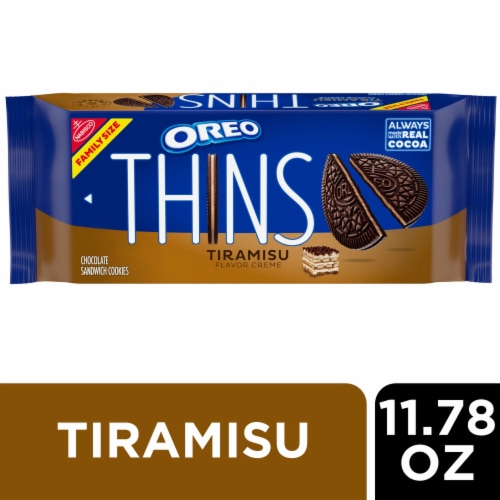 OREO Thins Tiramisu Creme Chocolate Sandwich Cookies