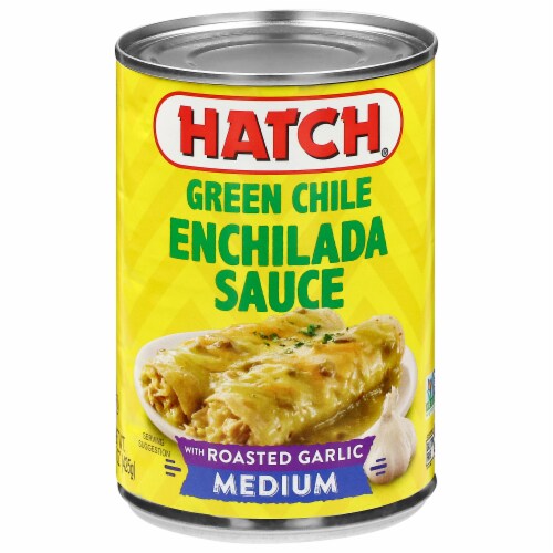 Hatch Medium Green Chile Enchilada Sauce with Roasted Garlic