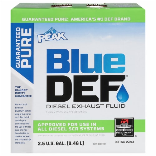 BlueDEF Diesel Exhaust Fluid Synthetic Urea & Deionized Water 2.5 Gallon Jug
