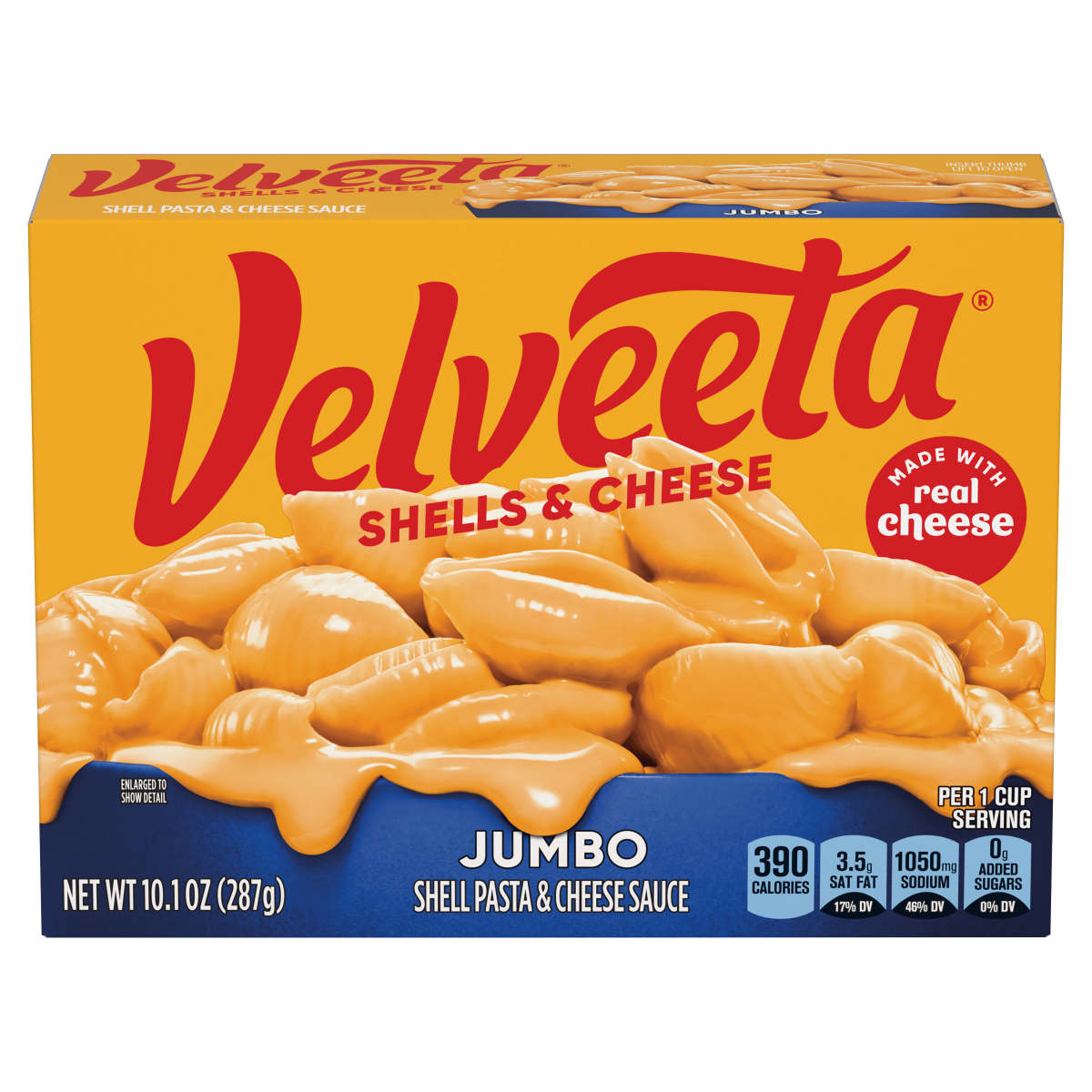 Shells & Cheese Jumbo Shell Pasta & Cheese Sauce Meal