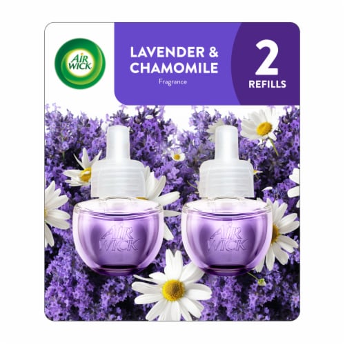 Air Wick Scented Oil Refill, Plug In Air Freshener, Lavender And Chamomile, 2 refills