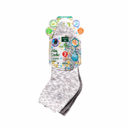 Earth Therapeutics Aloe Spa Socks - Grey