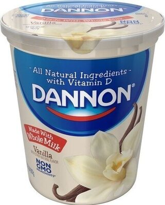 Dannon Whole Milk Vanilla 32 oz