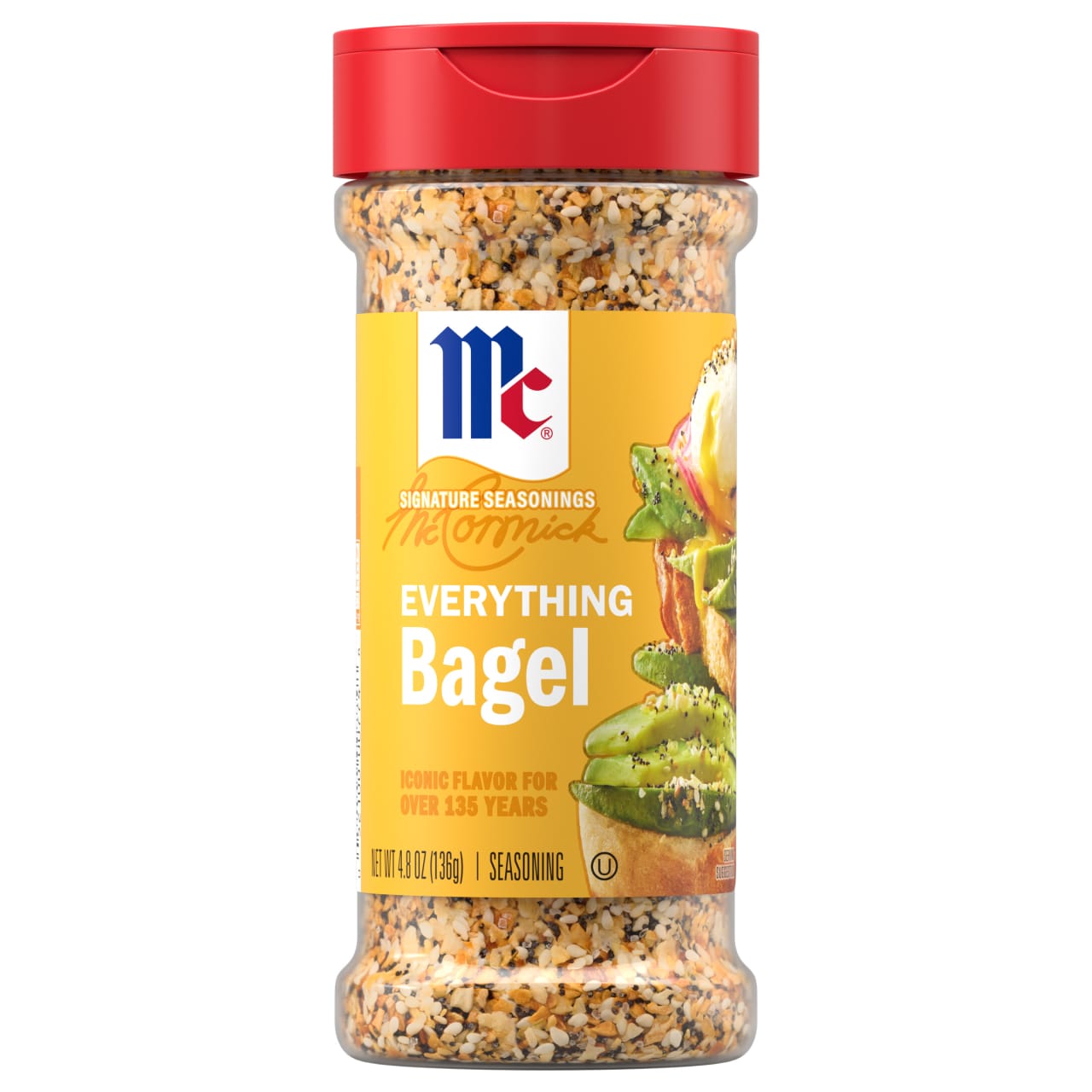 McCormick Everything Bagel All Purpose Seasoning, 4.8 oz