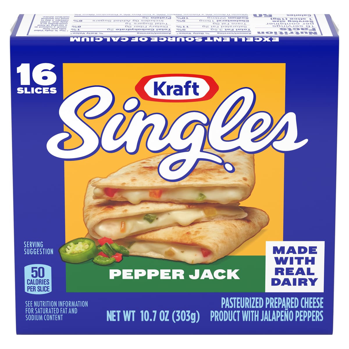 Pepper Jack Cheese Slices