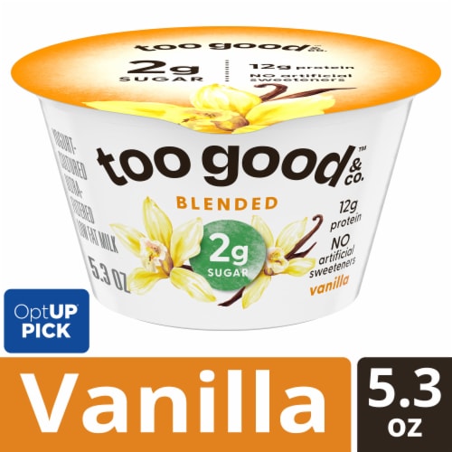 Too Good & Co. Blended Vanilla Yogurt-Cultured Ultra-Filtered Low Fat Milk Product Cup