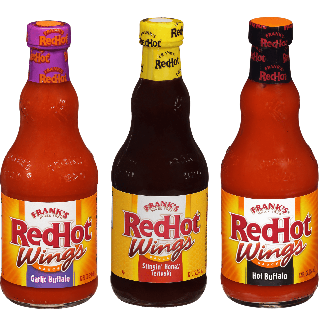 Frank’s RedHot Sweet, Hot & Garlicky Wings Sauce Variety Pack