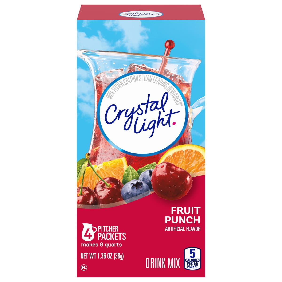 Fruit Punch Artificially Flavored Powdered Drink Mix