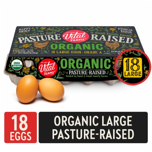 Vital Farms® Pasture-Raised Organic Large Eggs