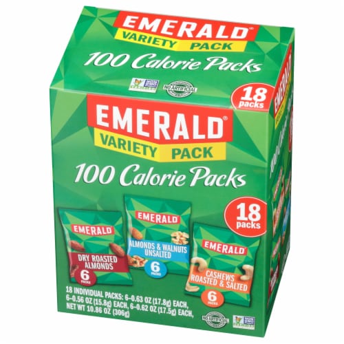Emerald® Almonds Walnuts & Cashews 100 Calorie Variety Packs
