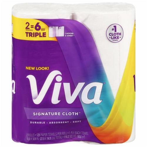 Viva® Signature Cloth™ Paper Towel Triple Rolls