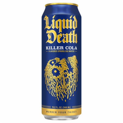 Liquid Death Killer Killer Cola Flavored Sparkling Water Can