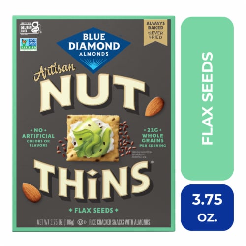Blue Diamond® Nut-Thins® Artisan Flax Seeds Almond Rice Crackers