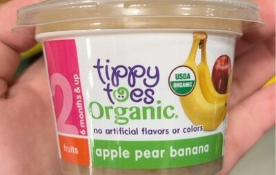Tippy Toes Organic Apple Pear Banana Cup 4oz