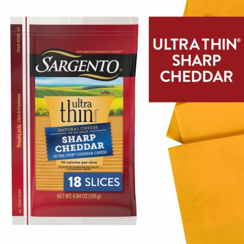 Sargento® Sharp Cheddar Ultra Thin Sliced Cheese
