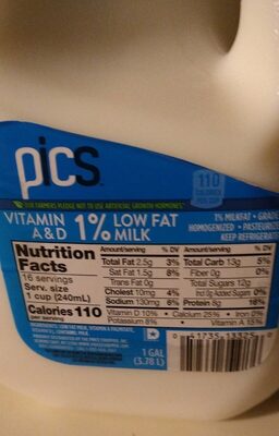 Price Chopper 1% Lowfat Milk