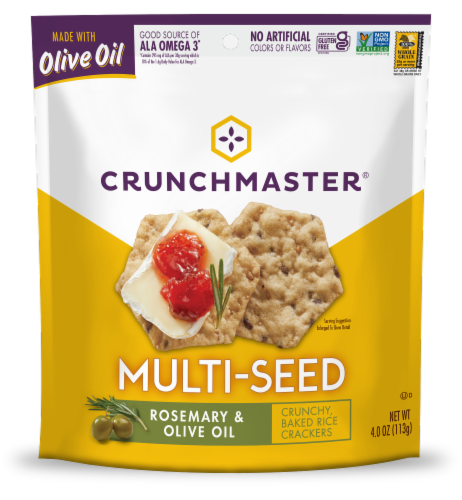 Crunchmaster® Rosemary & Olive Oil Multi-Seed Crackers