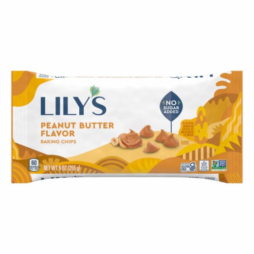 Lily's No Sugar Added Peanut Butter Flavored Baking Chips
