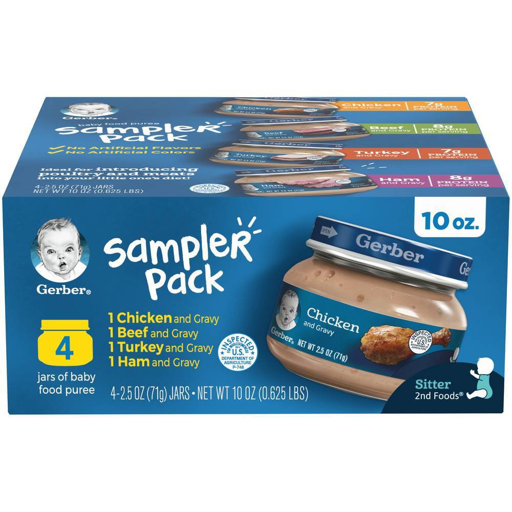 Gerber® 2nd Foods® Sampler Pack 4-2.5 ounces