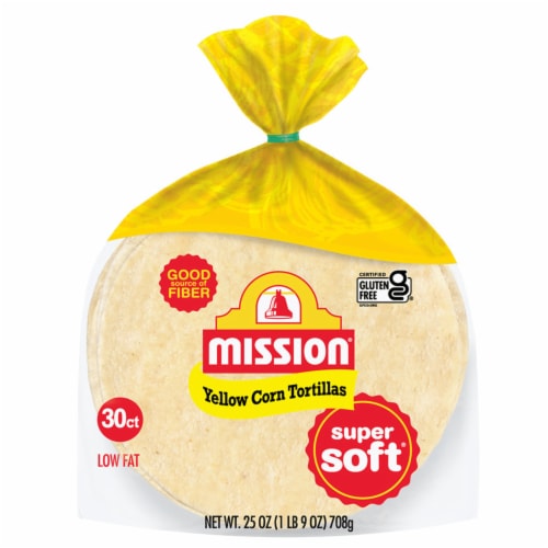 Mission Super Soft Yellow Corn Tortillas, 30 Count (1)