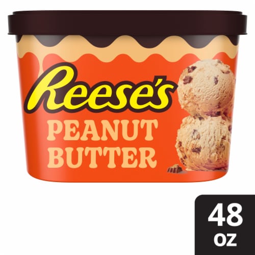 Breyers Peanut Butter Light Ice Cream with Reese's Peanut Butter Cups and Peanut Butter Swirl 1 Tub