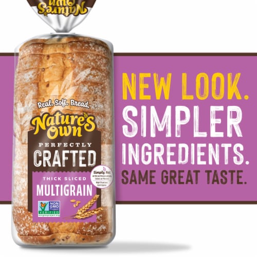 Nature's Own Perfectly Crafted Non GMO Multigrain Bread