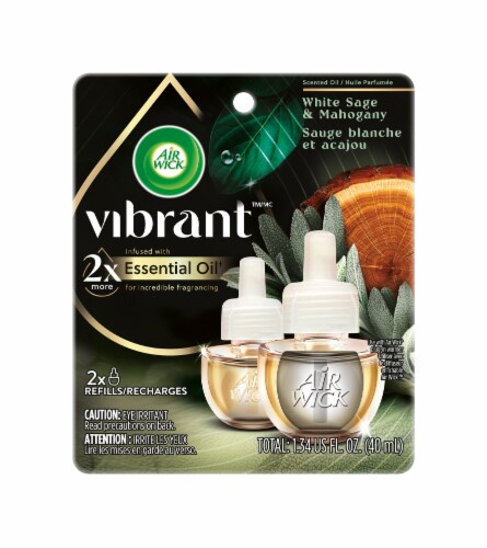 Air Wick® Vibrant™ White Sage & Mahogany Scented Oil Refills