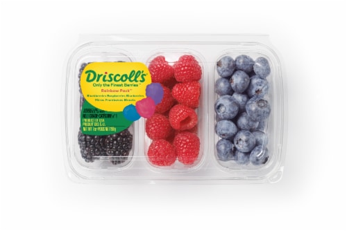 Driscoll’s® Rainbow Pack Fresh Blackberries Raspberries an Blueberries