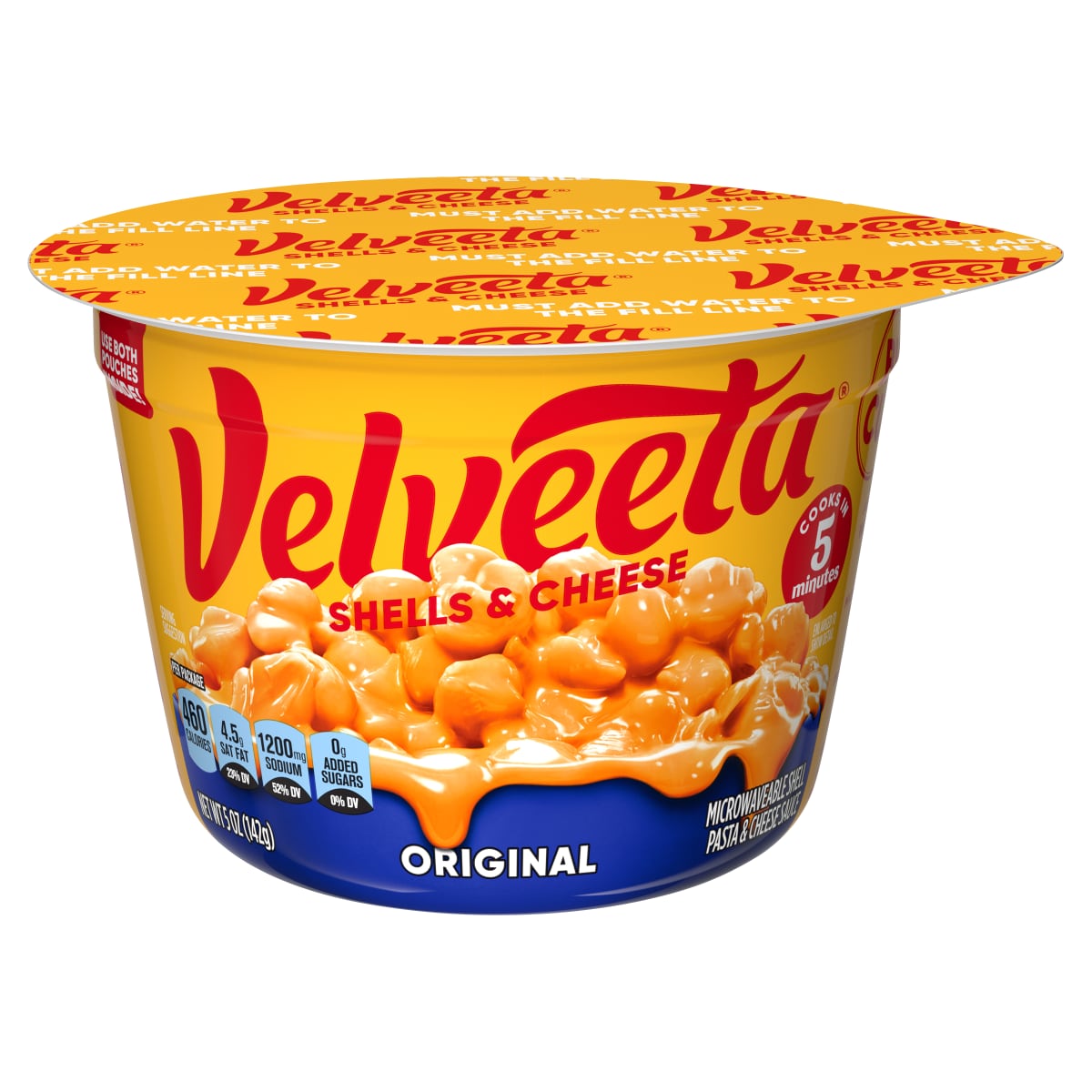 Shells & Cheese Original Microwavable Shell Pasta & Cheese Sauce Big Cup