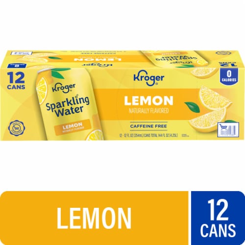Kroger® Caffeine Free Lemon Sparkling Water