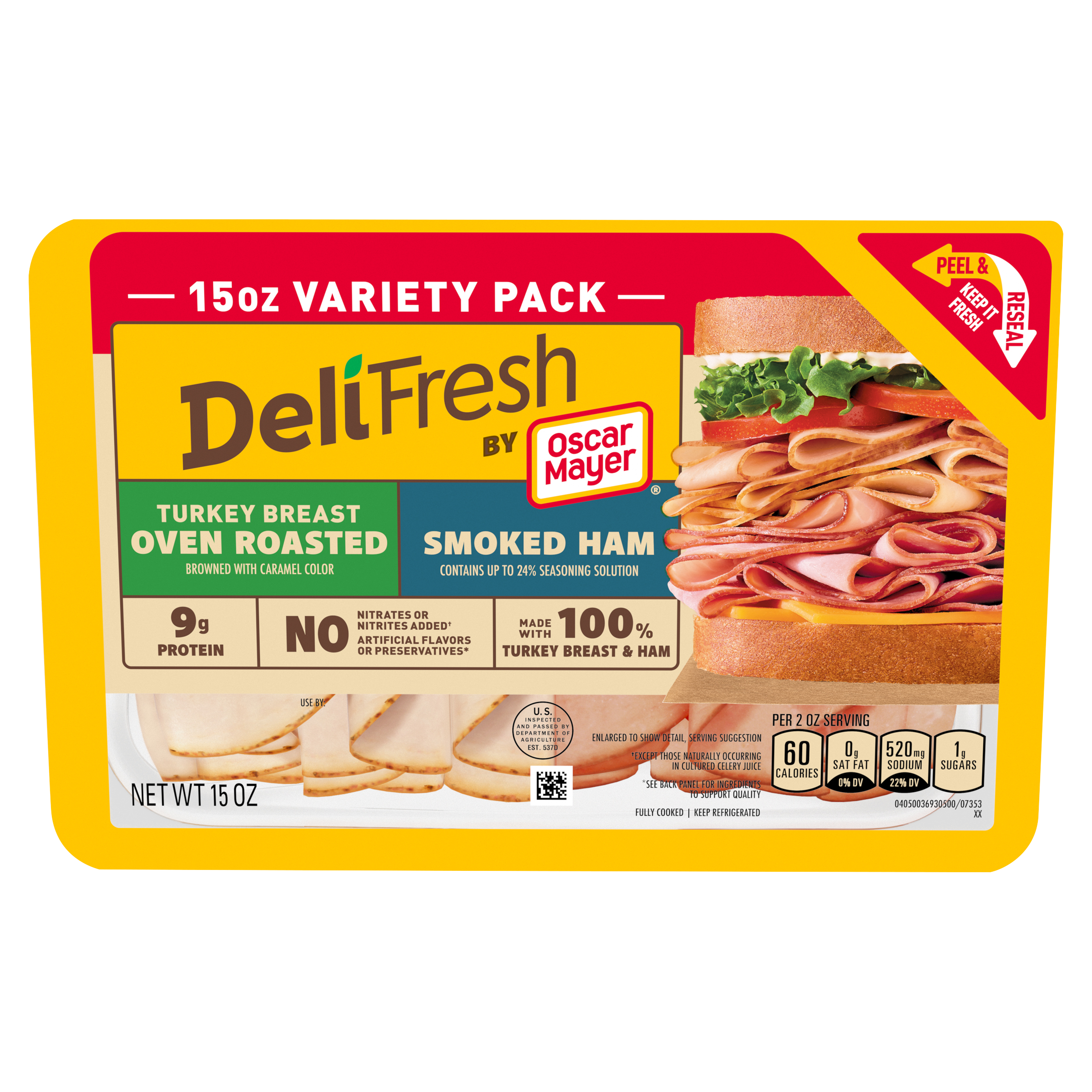 Deli Fresh Oven Roasted Turkey Breast and Smoked Uncured Ham