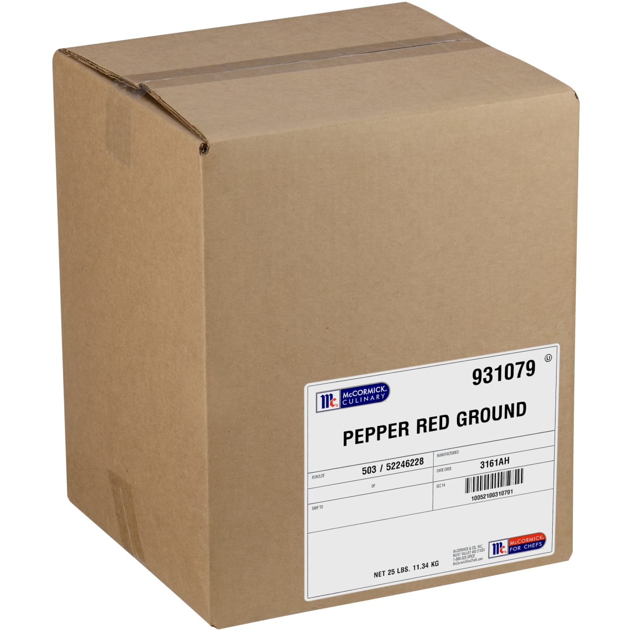 McCormick Culinary Ground Red Pepper, 25 lb