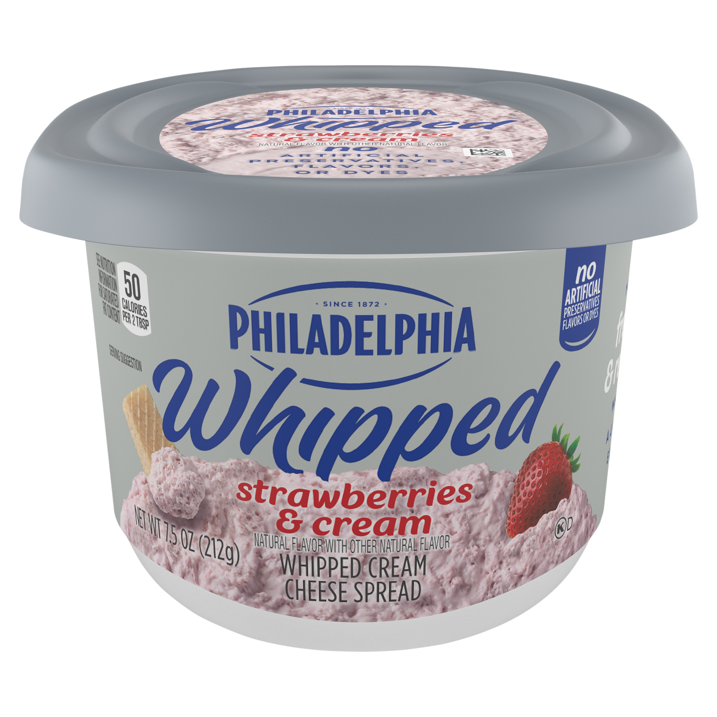 Strawberries & Cream Whipped Cream Cheese Spread