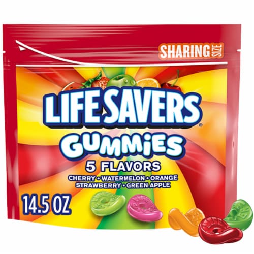 Life Savers Gummy Candy 5 Flavors Fruity Gummies Sharing Size Bag