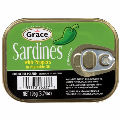 Grace® Sardines With Peppers In Vegetable Oil